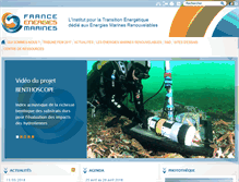 Tablet Screenshot of france-energies-marines.org